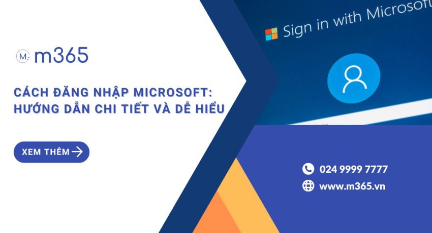 cách đăng nhập microsoft