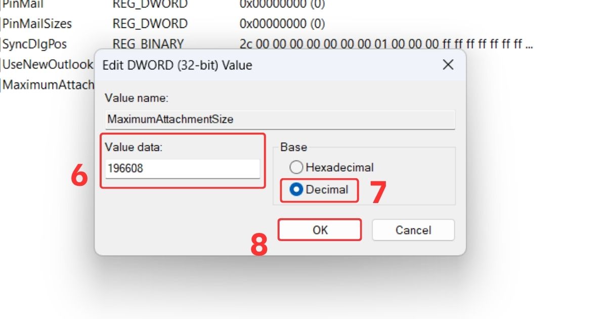 cách gửi file dung lượng lớn trong outlook