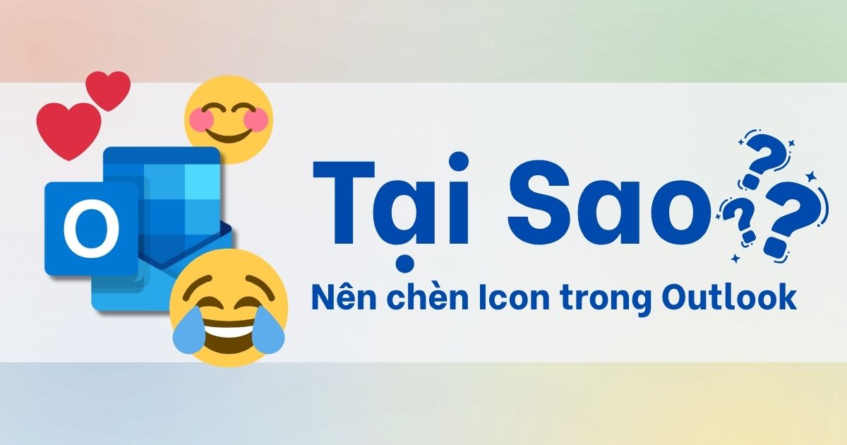 Chèn icon trong Outlook