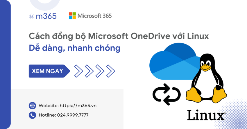 đồng bộ microsoft onedrive với linux