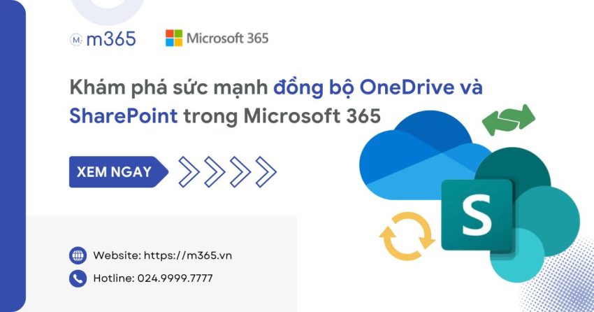 Đồng bộ OneDrive và SharePoint