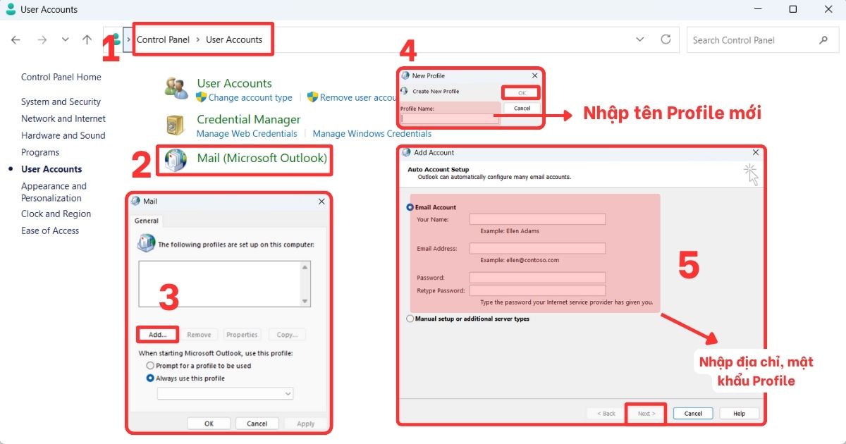 lỗi outlook data file cannot be accessed 