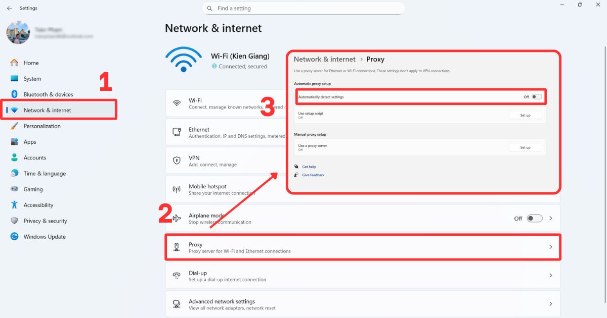 Outlook bị chấm than vàng