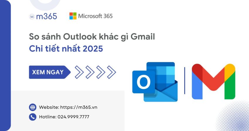 outlook khác gì gmail