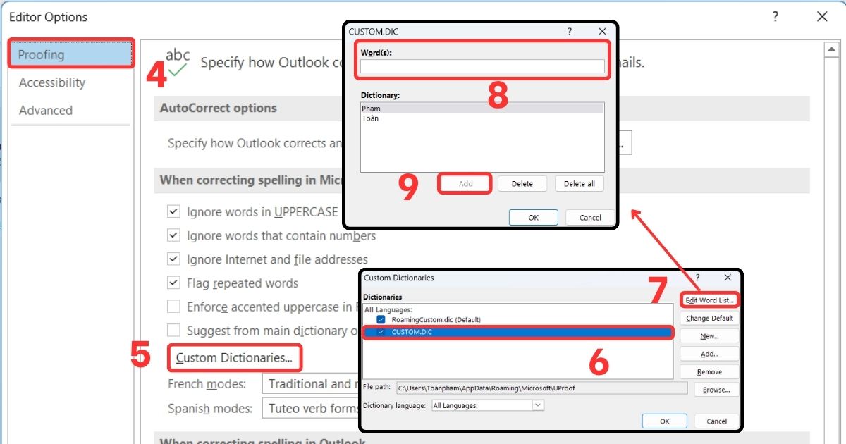 Tắt tính năng Auto Smart Quotes trên Outlook