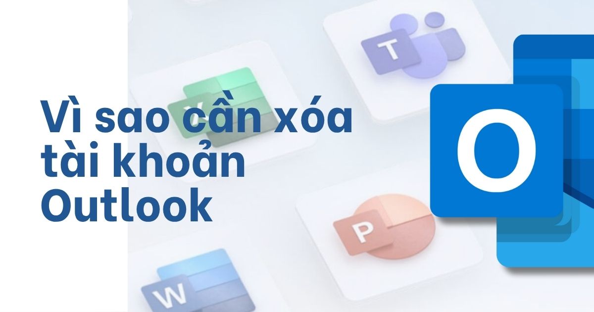 Xóa tài khoản Outlook