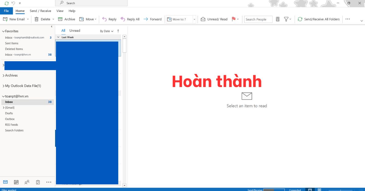Outlook cannot log on verify you are connected