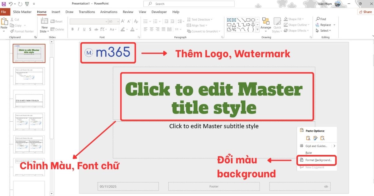 Slide Master là gì