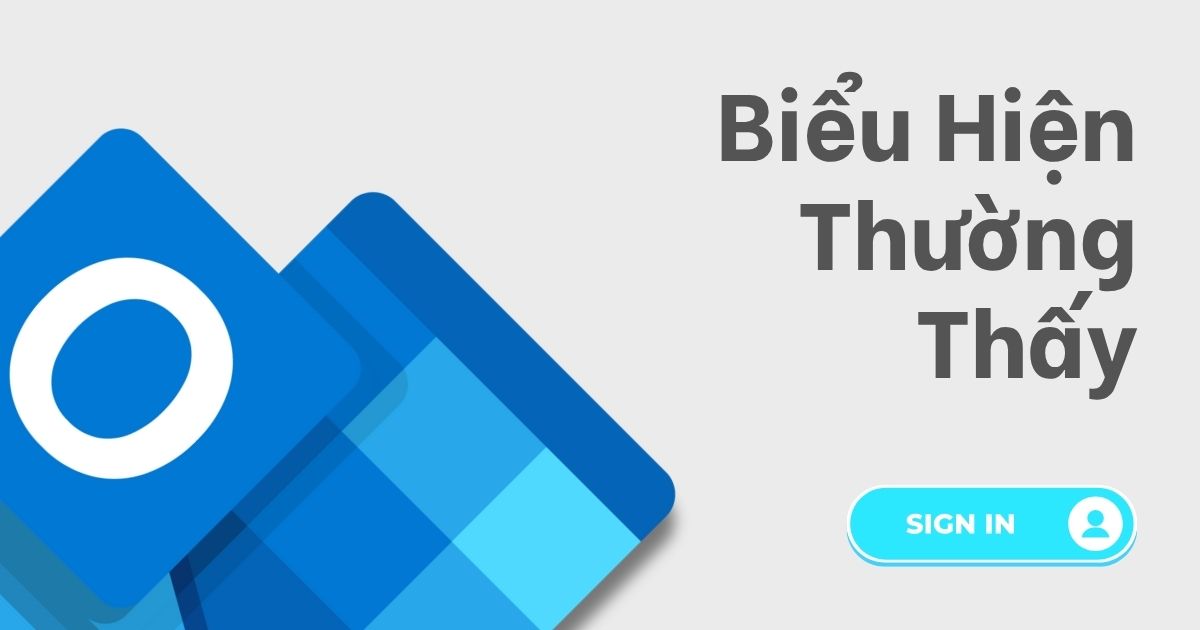 Không đăng nhập được Outlook trên máy tính