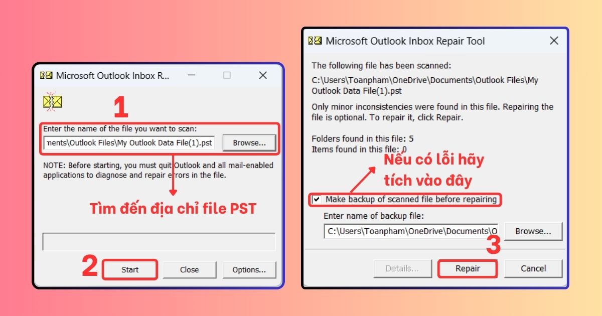 Lỗi 0x80040115 của Microsoft Outlook