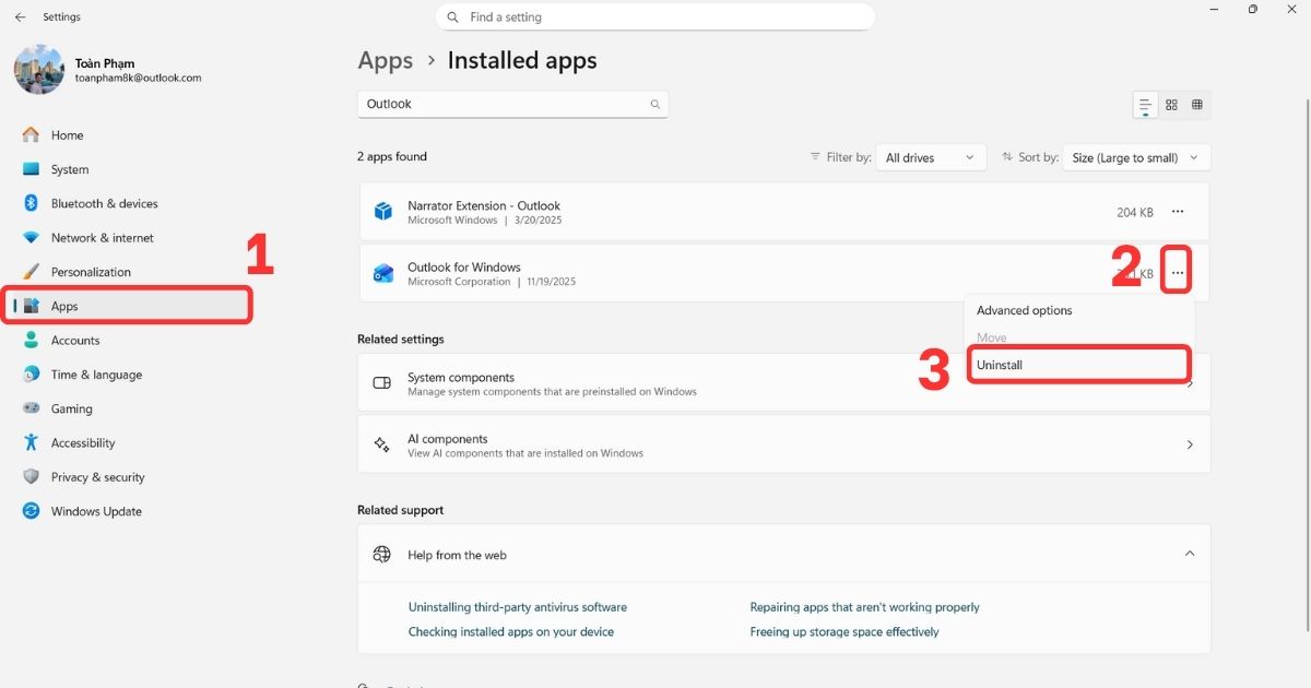 Lỗi 0x80040115 của Microsoft Outlook
