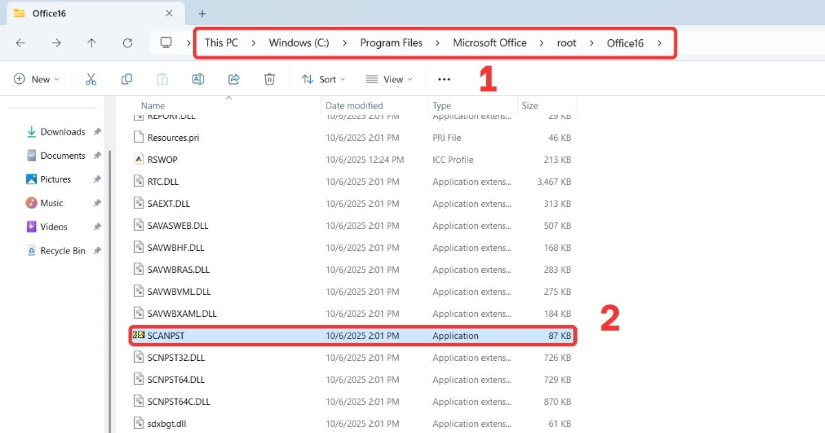 Lỗi 0x80040115 của Microsoft Outlook
