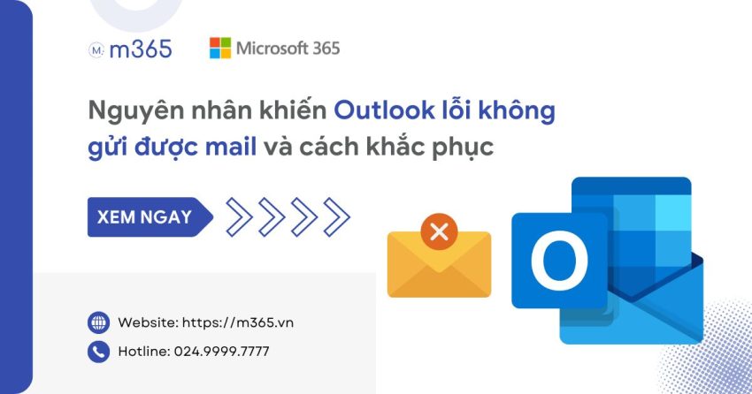 Outlook không gửi được mail