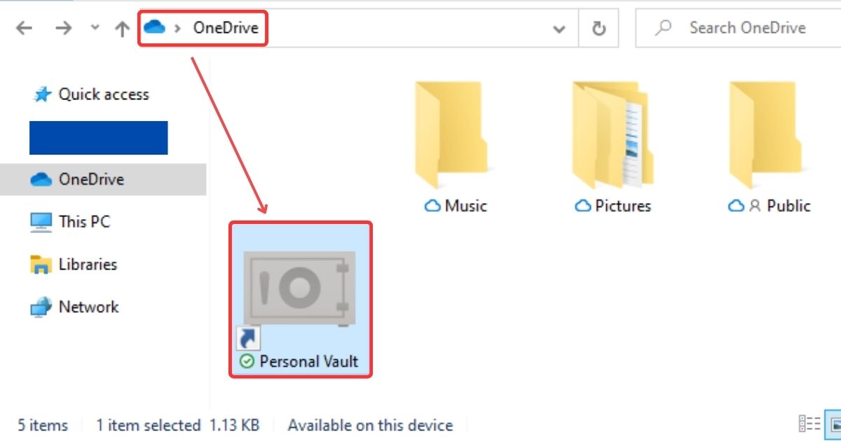 Personal Vault là gì