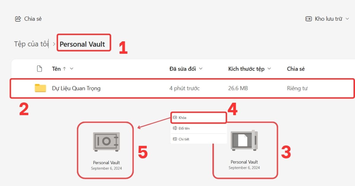 Personal Vault là gì