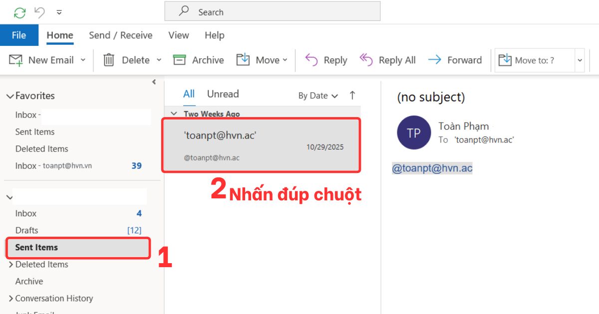 Recall Email Outlook là gì