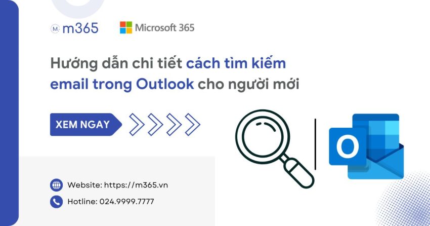 Cách tìm kiếm email trong outlook