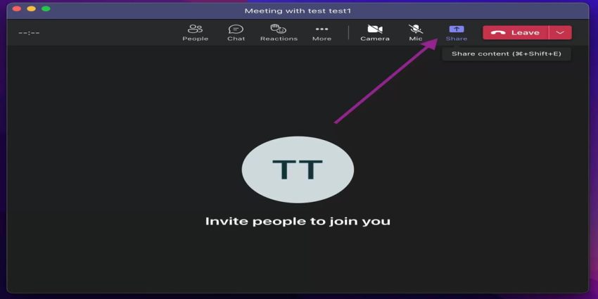 Cách chia sẻ màn hình trong Microsoft Teams