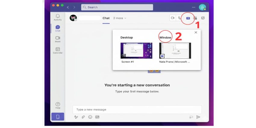 Cách chia sẻ màn hình trong Microsoft Teams