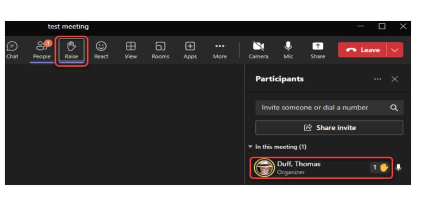 Cách giơ tay trên microsoft teams