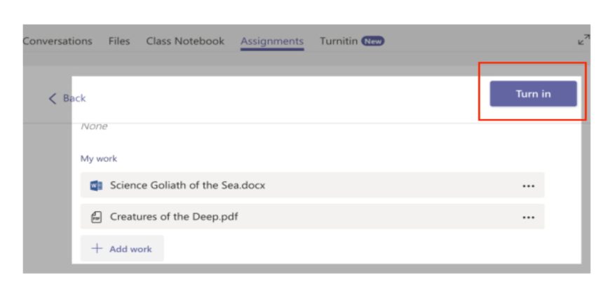Cách nộp bài tập trên Microsoft Teams