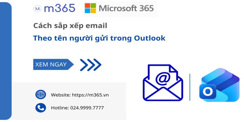 Cách sắp xếp email theo tên người gửi