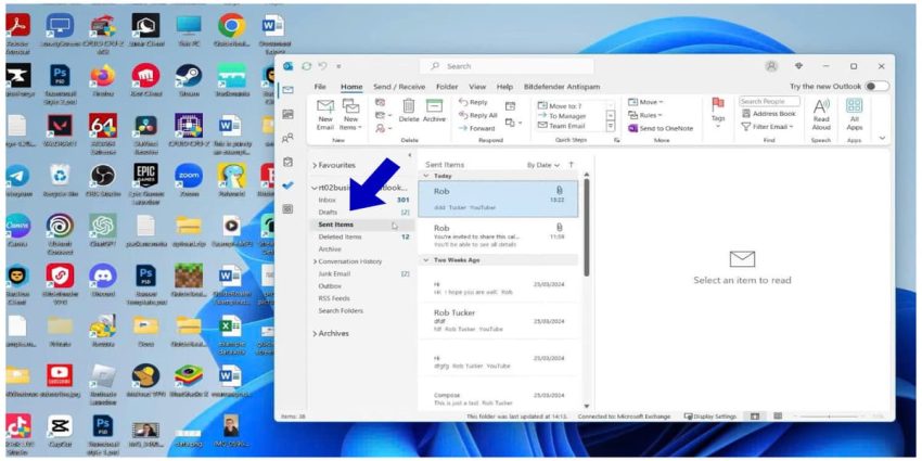 Tạo thư mục tìm kiếm trong Outlook