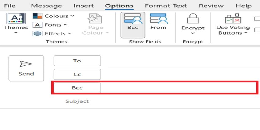 BBC trong outlook là gì
