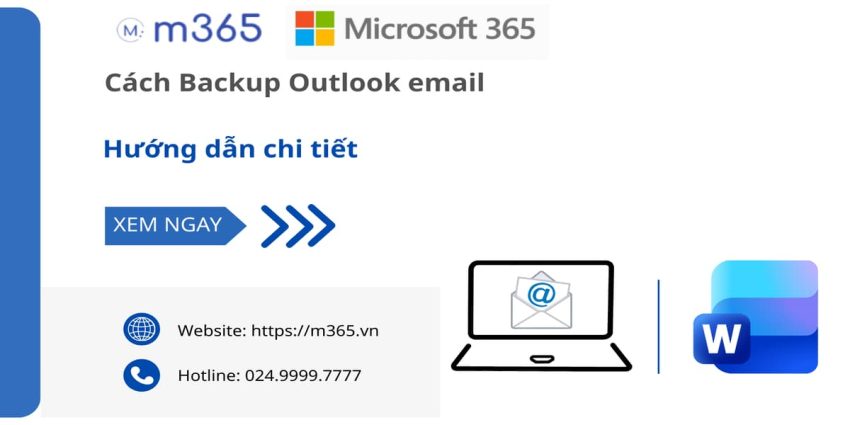 Backup outlook email