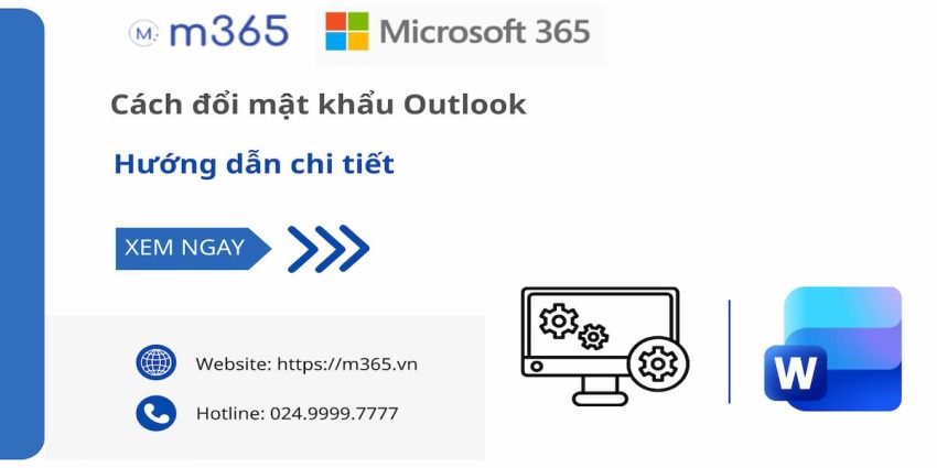 Cách đổi mật khẩu outlook