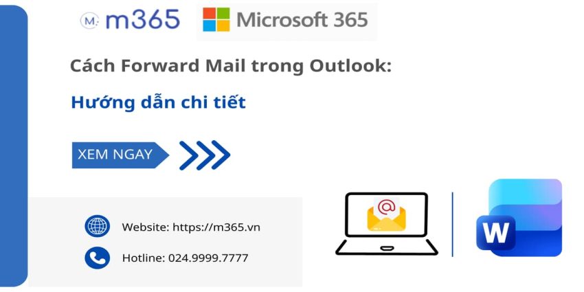 Cách forward mail trong outlook