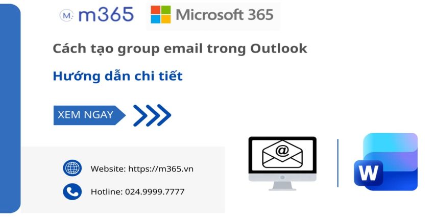 Cách tạo group email trong outlook