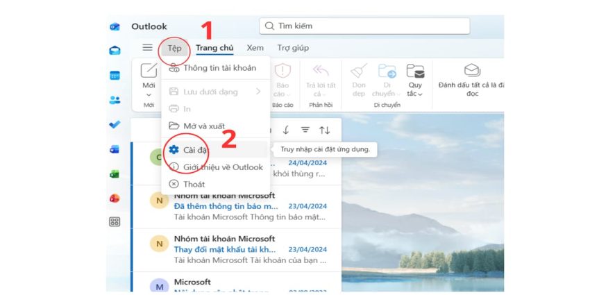 Cách xóa rule trong outlook