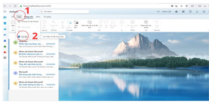 Cách xóa rule trong outlook