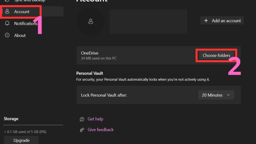 Cách tắt đồng bộ OneDrive dành riêng cho thư mục