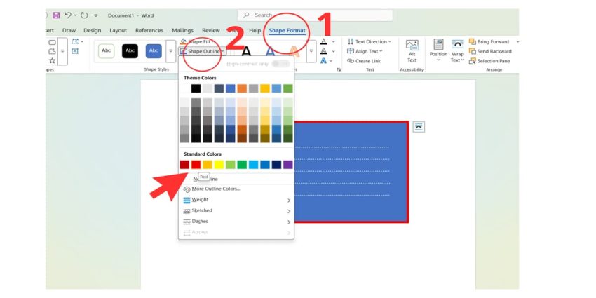 Cách làm nhãn vở trên word