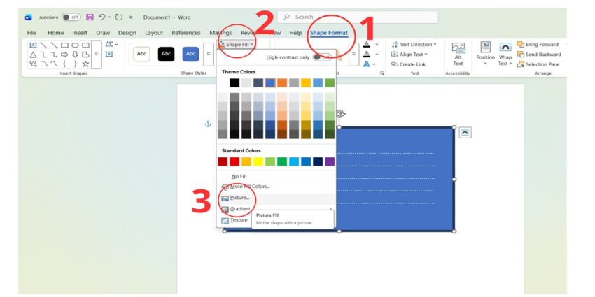 Cách làm nhãn vở trên word