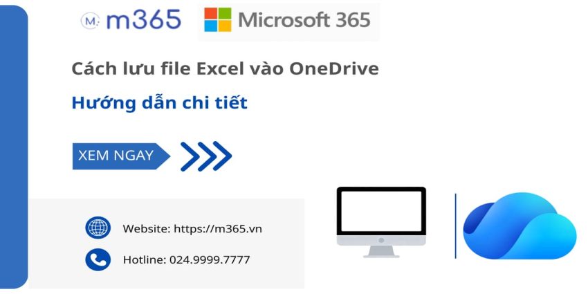 Cách lưu file Excel vào OneDrive