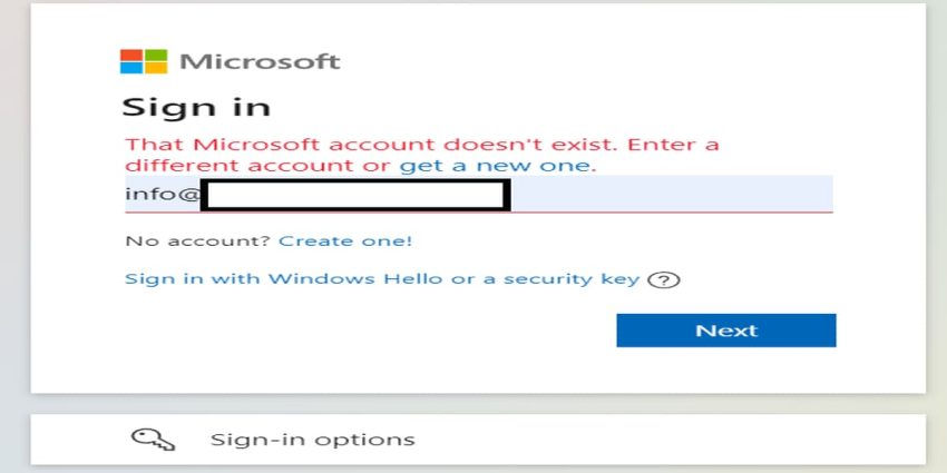 Không thể đăng nhập vào OneDrive