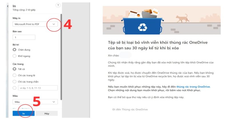 Lưu email outlook vào ổ cứng 