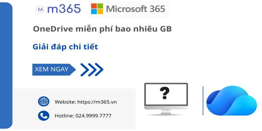 OneDrive miễn phí bao nhiêu GB