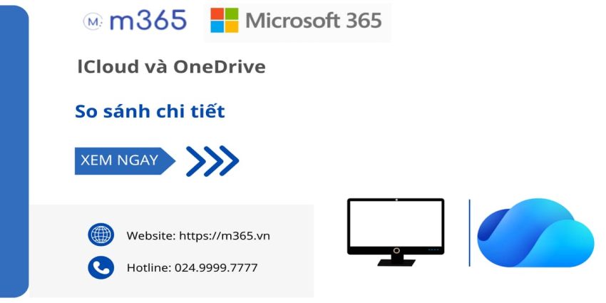 iCloud và OneDrive