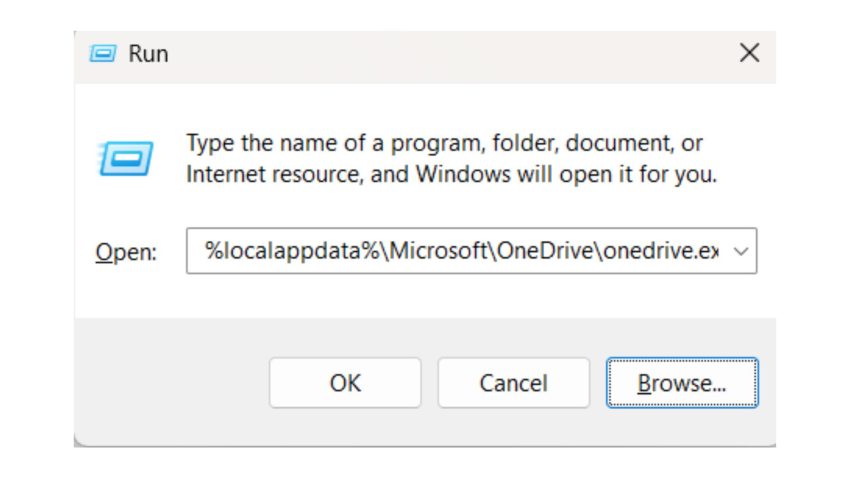 Reset OneDrive