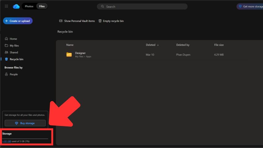 Cách khắc phục tài khoản OneDrive bị đóng băng- Giải phóng dung lượng
