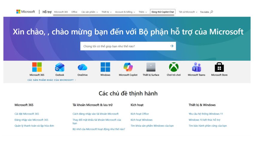 Cách khắc phục tài khoản OneDrive bị đóng băng- Liên hệ hỗ trợ Microsoft
