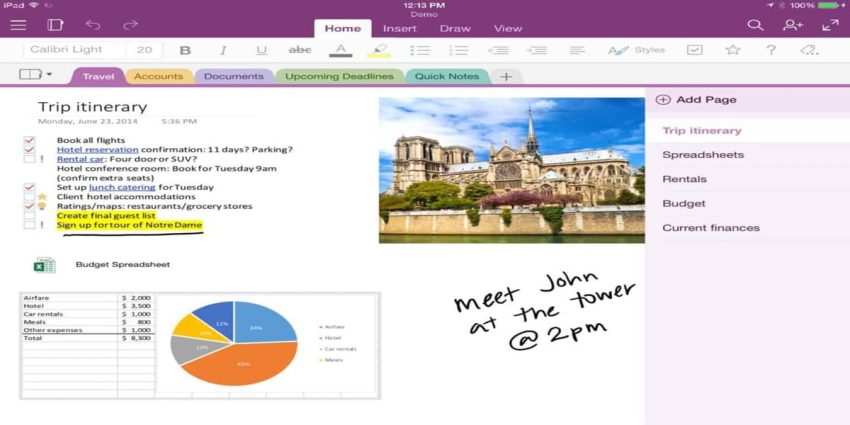 Apple Notes vs OneNote