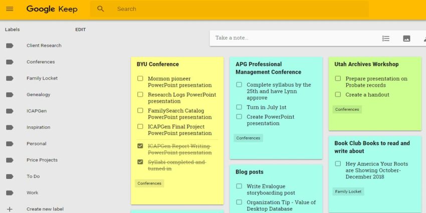 OneNote vs Google Keep