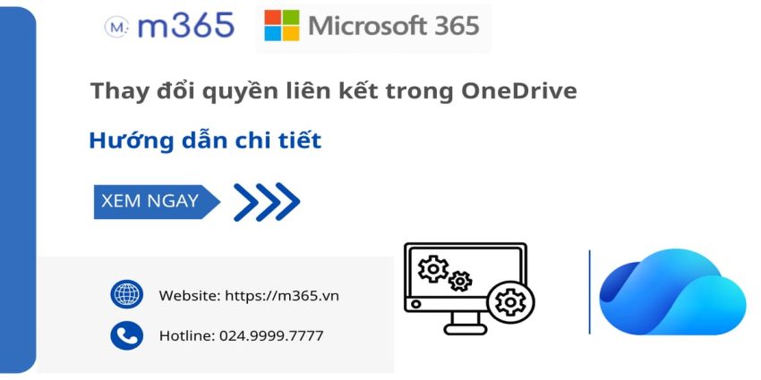 Thay đổi quyền liên kết trong OneDrive