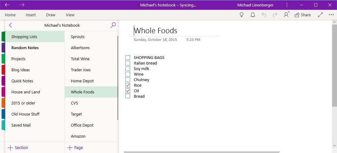 Onenote ứng dụng