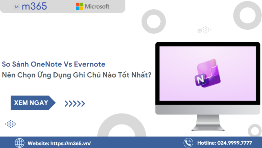 So sánh Onenote vs Evernote
